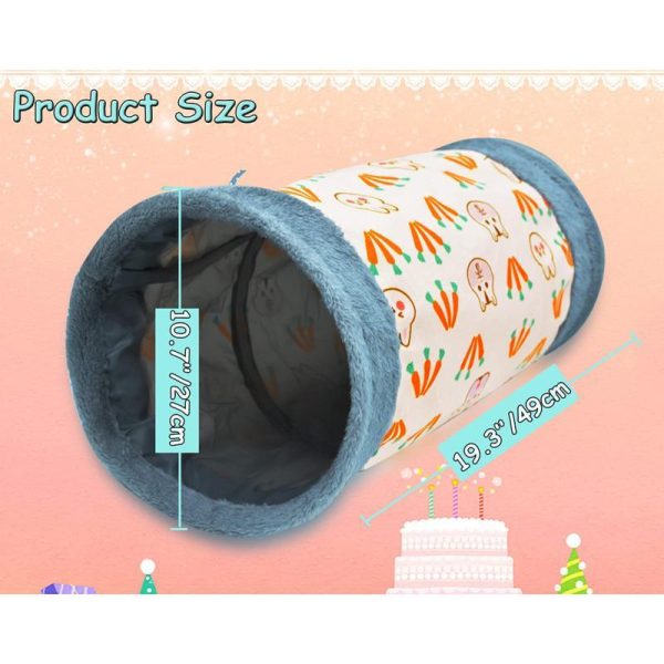 Rodents |   Guinea-Pig Rabbit Tunnel-Tube Toys Bunny Hamster Hideout Small Animal Activity Tunnels Hideaway Pet Supplies Rodents