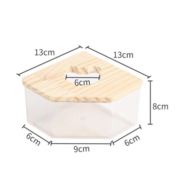 Rodents |   Hamster Transparent Acrylic Sand Bathroom Litter Sand Box Bath Container Supplies For Squirrels Guinea Pigs Pet Supplies Rodents