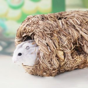 Rodents |   Pet Small Animals Supplies,Pet Woven Cage/Bed/House For Hamster,Rabbit,Guinea Pig,Grass Yellow Pet Supplies Rodents