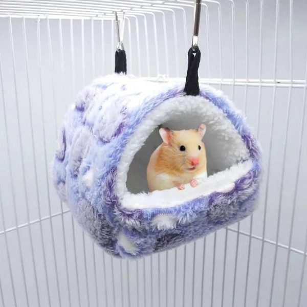 Rodents |   Small Animal Pets Cages Hamster Guinea Pig Squirrel Hammock Tent Sleepping Bed Keep Warm Nest Pet Supplies Rodents