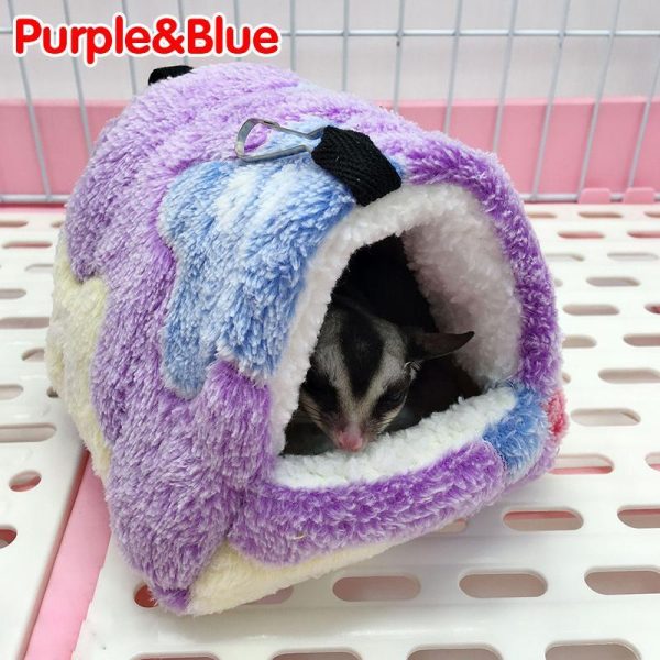 Rodents |   Small Animal Pets Cages Hamster Guinea Pig Squirrel Hammock Tent Sleepping Bed Keep Warm Nest Pet Supplies Rodents