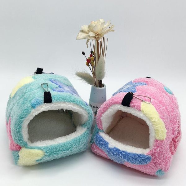 Rodents |   Small Animal Pets Cages Hamster Guinea Pig Squirrel Hammock Tent Sleepping Bed Keep Warm Nest Pet Supplies Rodents