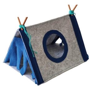 Rodents |   Small Pet Nest Felt Tent Rabbit Nest Hamster House Hamster Cage Large Guinea Pig Cage Guinea Pig Accessories Small Animal Bed Pet Supplies Rodents