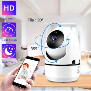 Smart Home |   1080P 360° Wi-Fi Camera Wireless Camera Hd Ip Camera Home Security Camera Two Way Audio Night Vision Cctv Camera Electronics Smart Home