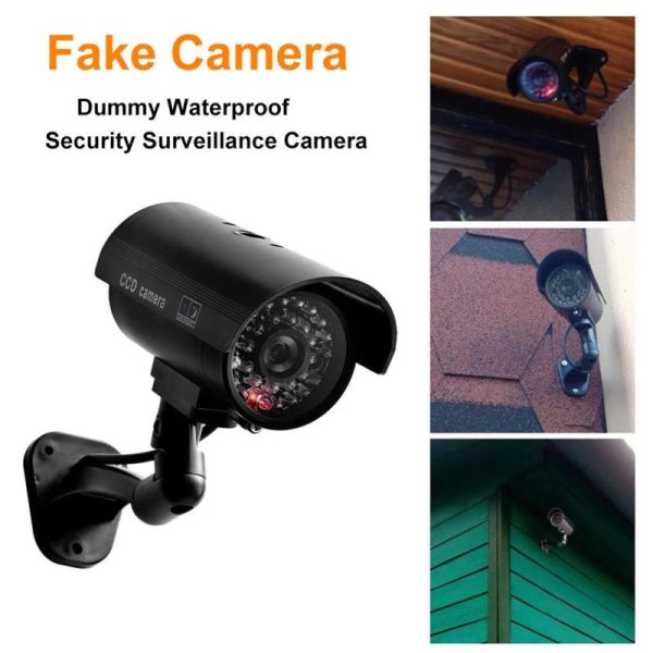 Smart Home |   Fake Camera Dummy Waterproof Security Cctv Surveillance Camera Electronics Smart Home