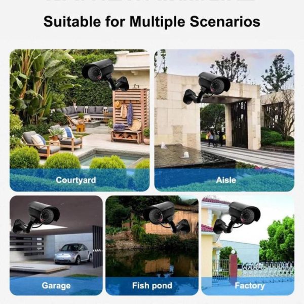 Smart Home |   Fake Camera Dummy Waterproof Security Cctv Surveillance Camera Electronics Smart Home