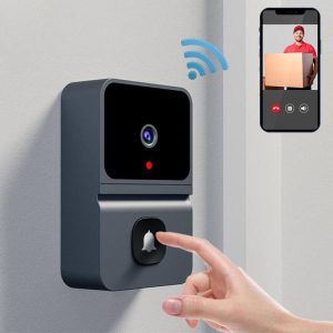 Smart Home |   Two-Way Wireless Security Doorbell Wireless Intercom Doorbell Home Security Wifi Smart Video Call Door Bell With Camera Electronics Home Security