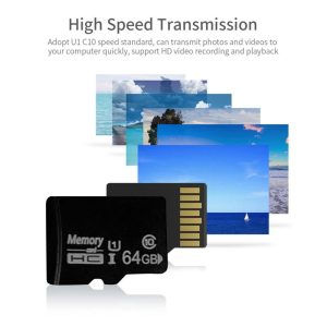 Smartphone Cases & Accessories |   64Gb Micro Sdxc Uhs-I Card High Speed Micro Sd Flash Memory Card Tf Card For Smartphones, Android Electronics Pcs, Hardware & Gaming