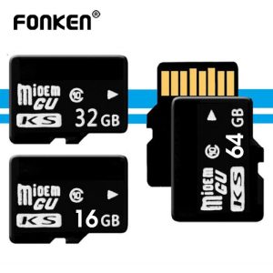 Smartphone Cases & Accessories |   Fonken Micro Sd Tf Card 8G 16G 32Gb Memory High Speed Vehicle Traveling Data Recorder Tf Phone Millet Camera Cards Electronics Pcs, Hardware & Gaming