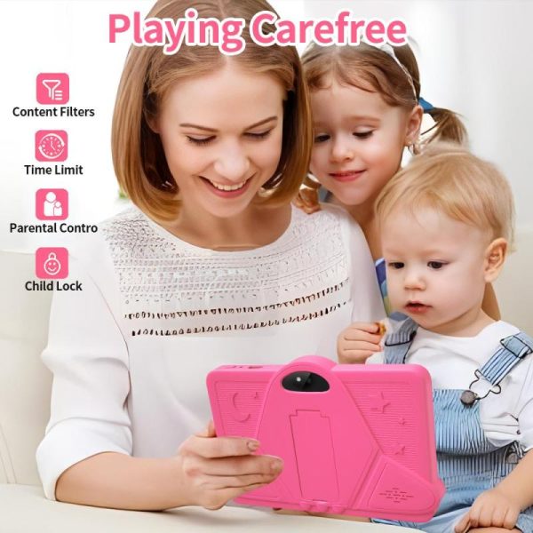 Smartphones & Tablets |   Bdf 5G Wifi K1 Tablet 7 Inch Children Kids Tablet Pc Android 9.0 Tablets Pc 32Gb Nice Design Learning Entertainment Gift Kids Electronics Smartphones & Tablets