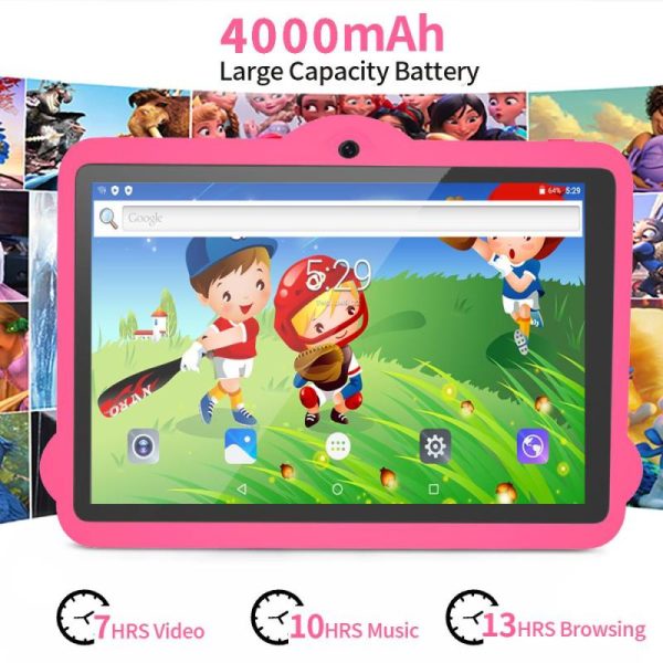 Smartphones & Tablets |   Bdf 5G Wifi K1 Tablet 7 Inch Children Kids Tablet Pc Android 9.0 Tablets Pc 32Gb Nice Design Learning Entertainment Gift Kids Electronics Smartphones & Tablets