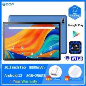 Smartphones & Tablets |   Bdf G15 10.1′ 8Gb+256Gb Android12 Tablet Pc Computer 3G/4G Lte/5G / Wifi Electronics Smartphones & Tablets