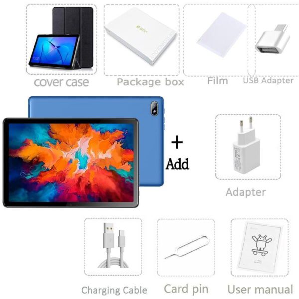 Smartphones & Tablets |   Bdf G15 10.1′ 8Gb+256Gb Android12 Tablet Pc Computer 3G/4G Lte/5G / Wifi Electronics Smartphones & Tablets