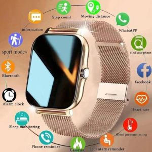 Smartwatches & Fitness Trackers |   2024 New Smart Watch For Men Full Touch Screen Sport Fitness Watches Bt Call Digital Smartwatch Wristwatch Electronics Smartwatches & Fitness Trackers