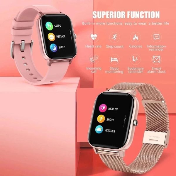 Smartwatches & Fitness Trackers |   2024 New Smart Watch Men Full Touch Dial Call Fitness Tracker Bluetooth Answer Call Smartwatch Woman Electronics Smartwatches & Fitness Trackers