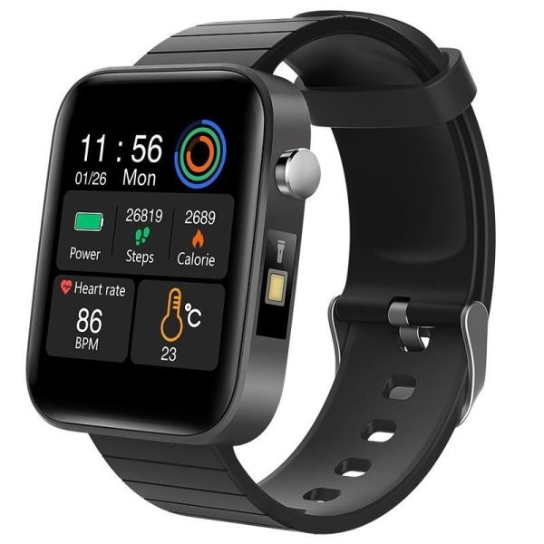 Smartwatches & Fitness Trackers |   A Smartwatch With A 1.54 Inch Screen, Ip67 Water Protection And A Body Temperature Sensor Electronics Smartwatches & Fitness Trackers