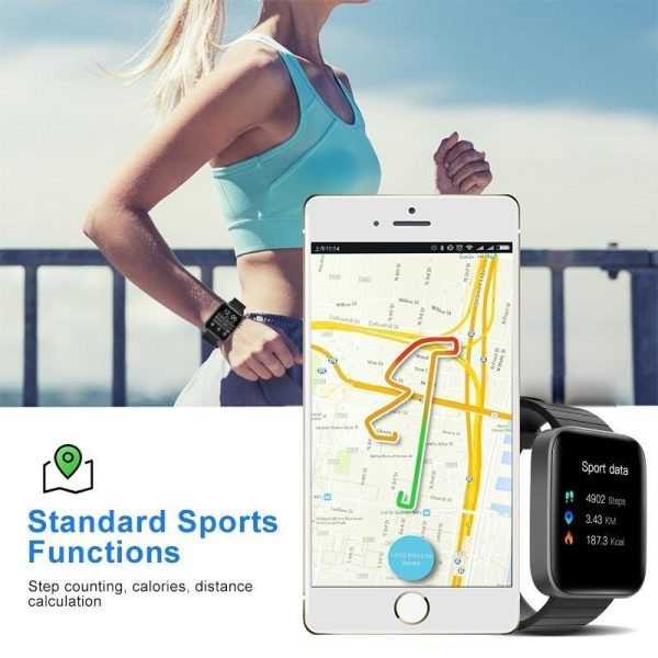 Smartwatches & Fitness Trackers |   A Smartwatch With A 1.54 Inch Screen, Ip67 Water Protection And A Body Temperature Sensor Electronics Smartwatches & Fitness Trackers