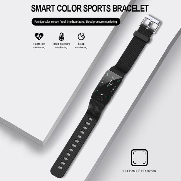 Smartwatches & Fitness Trackers |   Smart Watch Weather Display Blood Pressure Heart Rate Monitor Fitness Tracker Smart Band Sport Bracelet Waterproof Men Kids Electronics Smartwatches & Fitness Trackers