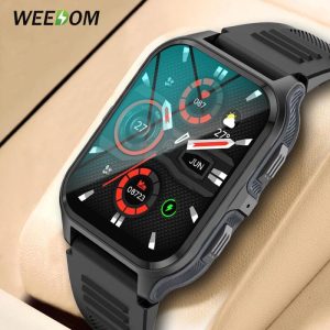 Smartwatches & Fitness Trackers |   Weedom 1.83 Inch Ips Screen Bluetooth Calling Smartwatch Sports Fitness Voice Assistant Heart Rate Monitor Android Ios Electronics Smartwatches & Fitness Trackers