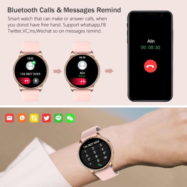 Smartwatches & Fitness Trackers |   Weedom Bluetooth Call Smart Watch Custom Dial Watches Men Sport Fitness Tracker Heart Rate Smartwatch For Android Ios Electronics Smartwatches & Fitness Trackers