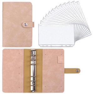 Storage |   1 Set Binder Budget Planner Cash Envelope Binder With Budget Envelopes A6 Pocket Home & Kitchen Storage