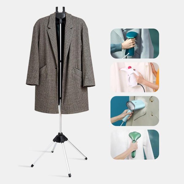 Storage |   Handheld Garment Steamer Clothes Rack Standing Fabric Steamer Coat Hanger Folding Garment Clothes Drying Rack,Handheld Hanging Home & Kitchen Household Supplies