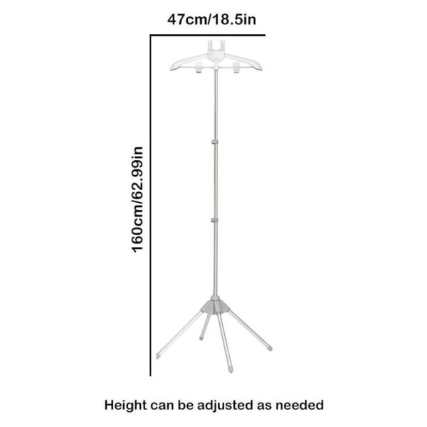 Storage |   Handheld Garment Steamer Clothes Rack Standing Fabric Steamer Coat Hanger Folding Garment Clothes Drying Rack,Handheld Hanging Home & Kitchen Household Supplies