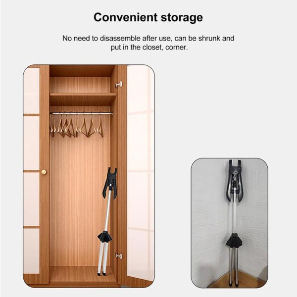 Storage |   Handheld Garment Steamer Clothes Rack Standing Fabric Steamer Coat Hanger Folding Garment Clothes Drying Rack,Handheld Hanging Home & Kitchen Household Supplies