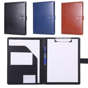 Storage |   Multifunctional A4 Conference Folder Business Stationery Folder Leather Contract File Folders Home & Kitchen Storage