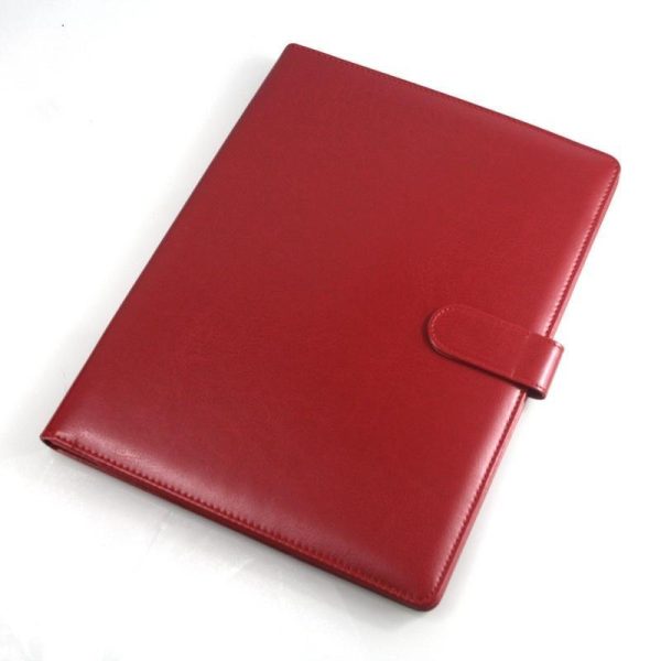 Storage |   Multifunctional A4 Conference Folder Business Stationery Folder Leather Contract File Folders Home & Kitchen Storage