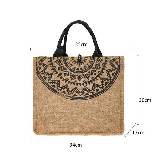 Storage |   Yogodlns Canvas Handbags For Fashion Reusable Shopping Bags Casual Large Capacity Tote Beach Bags Home & Kitchen Storage