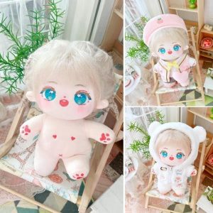 Stuffed Toys |   20cm  Lovely Naked Cloth Doll Expression Rag Idol Figure Plush Toy Stuffed Toys Stuffed Toys