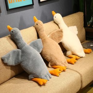 Stuffed Toys |   50cm  Giant Duck Plush Toys Fluffy Sleep Pillow Cute Animal Stuffed Swan Goose Soft Dolls Floor Mat Kids Girls Birthday Gift Toys Dolls & Accessories Dolls & Accessories