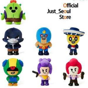 Stuffed Toys |   Doll Mobile Game Wilderness Fighting Card Doll Toy Brawl Stars Standing Plush Dolls & Accessories Dolls & Accessories