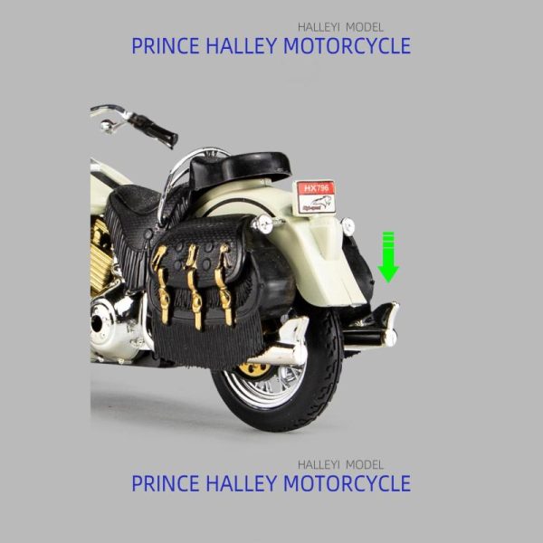 Toy Cars |   1/12 Scale Prince Halley Diecast Motorcycle Model Toy For Kids Toddler Boys Girls Gift Collection Toy Cars Toy Cars