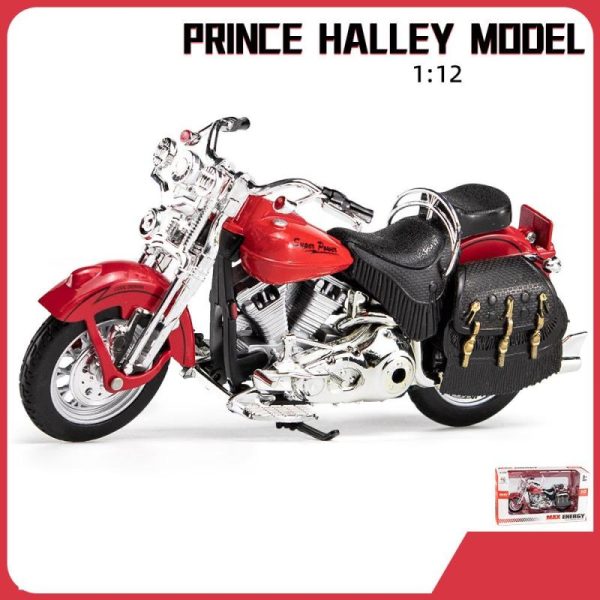 Toy Cars |   1/12 Scale Prince Halley Diecast Motorcycle Model Toy For Kids Toddler Boys Girls Gift Collection Toy Cars Toy Cars