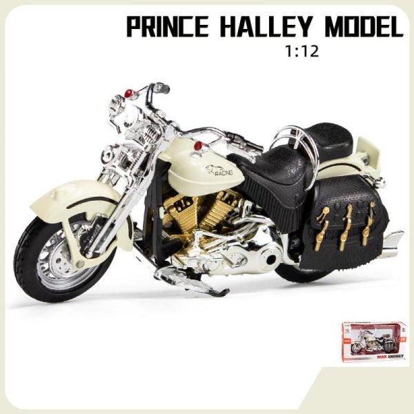 Toy Cars |   1/12 Scale Prince Halley Diecast Motorcycle Model Toy For Kids Toddler Boys Girls Gift Collection Toy Cars Toy Cars