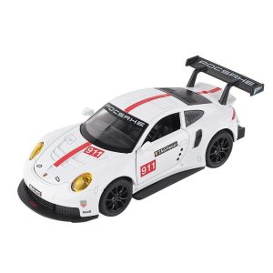 Toy Cars |   1/32 Scale 911 Rsr Diecast Car Model Toy, Pull Back Toy Vehicle With Sound And Light For Kids Toddler Boys Girls Gift Collection Toy Cars Toy Cars