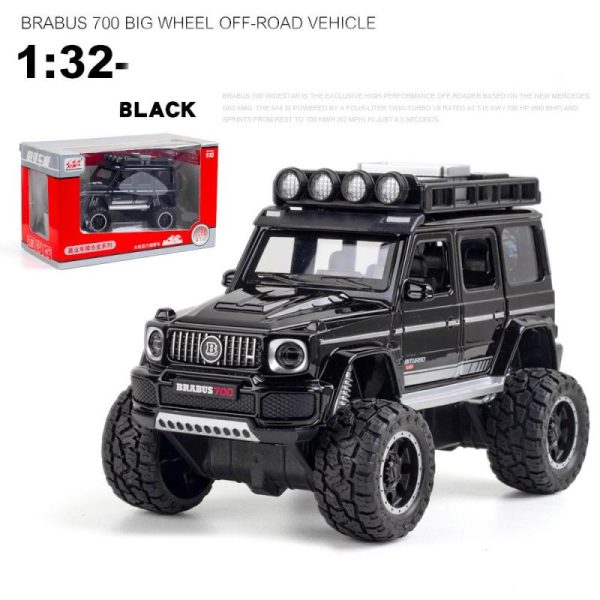 Toy Cars |   1/32 Scale Brabus G700 Diecast Car Model Toy, Pull Back Toy Vehicle With Sound And Light For Kids Toddler Boys Girls Gift Collection Toy Cars Toy Cars