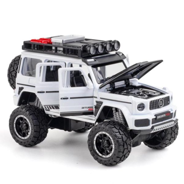 Toy Cars |   1/32 Scale Brabus G700 Diecast Car Model Toy, Pull Back Toy Vehicle With Sound And Light For Kids Toddler Boys Girls Gift Collection Toy Cars Toy Cars