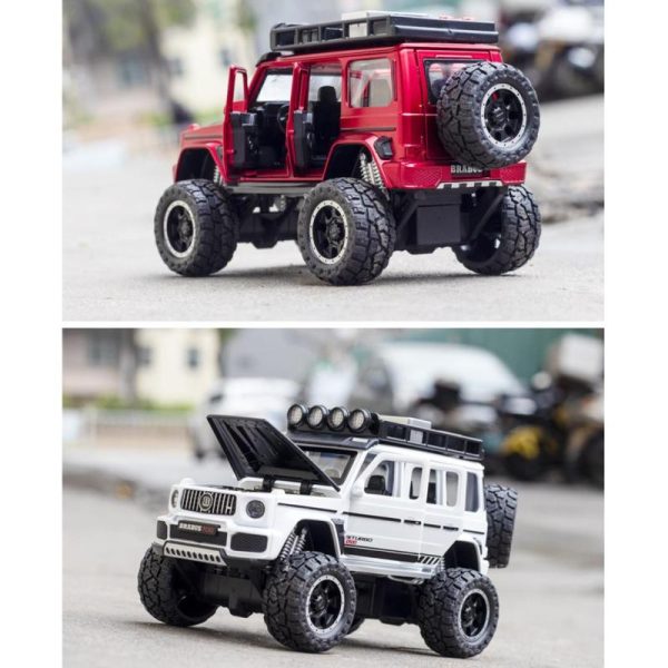 Toy Cars |   1/32 Scale Brabus G700 Diecast Car Model Toy, Pull Back Toy Vehicle With Sound And Light For Kids Toddler Boys Girls Gift Collection Toy Cars Toy Cars