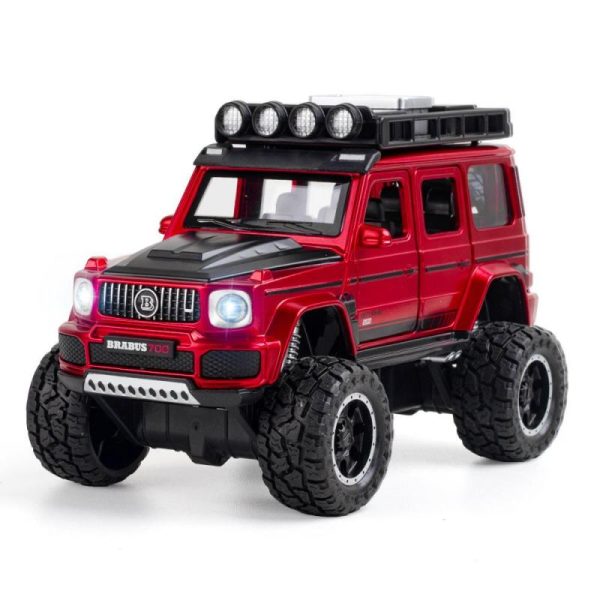 Toy Cars |   1/32 Scale Brabus G700 Diecast Car Model Toy, Pull Back Toy Vehicle With Sound And Light For Kids Toddler Boys Girls Gift Collection Toy Cars Toy Cars