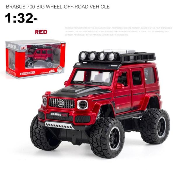 Toy Cars |   1/32 Scale Brabus G700 Diecast Car Model Toy, Pull Back Toy Vehicle With Sound And Light For Kids Toddler Boys Girls Gift Collection Toy Cars Toy Cars