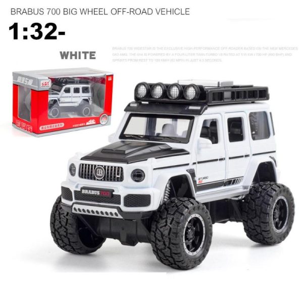 Toy Cars |   1/32 Scale Brabus G700 Diecast Car Model Toy, Pull Back Toy Vehicle With Sound And Light For Kids Toddler Boys Girls Gift Collection Toy Cars Toy Cars