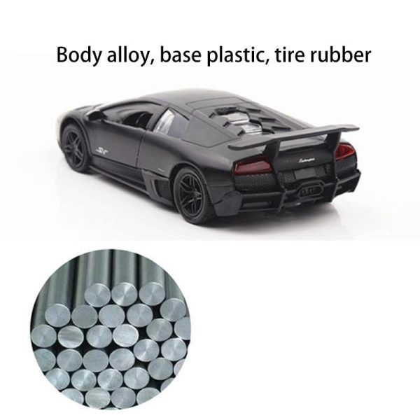 Toy Cars |   1/36 Scale Lambo Bats Diecast Car Model Toy, Pull Back Toy Vehicle For Kids Toddler Boys Girls Gift Collection Toy Cars Toy Cars