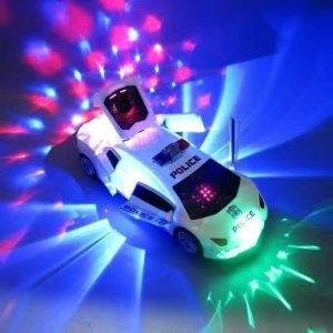 Toy Cars |   Electric Dancing Deformation Rotating Universal Police Car Toy Car Boy Toy Child Kid Girl Car Christmas Birthday Gift Toy Cars Toy Cars