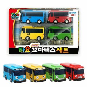 Toy Cars |   Tayo Origin Korea Model- The Little Bus Tayo Special Friends Vehicles Set   4Pcs (Tayo  Gani  Lani   Rogi) Toy Cars Toy Cars