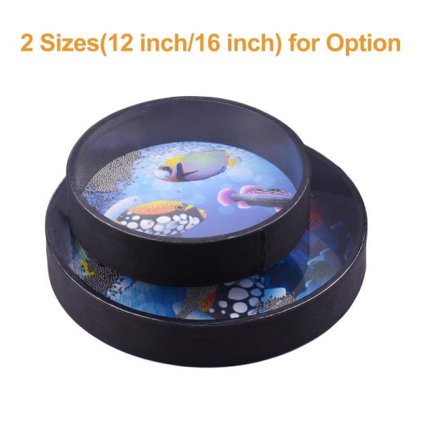 Toy Musical Instruments |   16 Inch Ocean Drum Wooden Handheld Sea Wave Drum Percussion Instrument Gentle Sea Sound Musical Toy Toy Musical Instruments Toy Musical Instruments