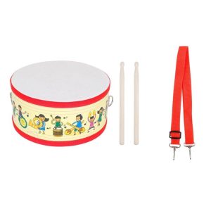 Toy Musical Instruments |   Cartoon Pattern Wood Drum Early Educational Musical Percussion Instrument With Drumsticks For Kids Children Baby Gift Toy Musical Instruments Toy Musical Instruments