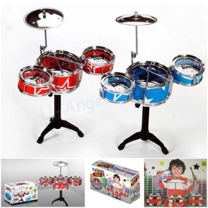 Toy Musical Instruments |   Christmas Gift Idea Children Toys Drum Set Boys Girls Play Music Develop Intelligence Blue And Red Toy Musical Instruments Toy Musical Instruments